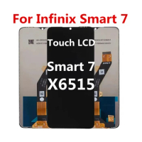 1Pcs 6.6" High Quality For Infinix Smart 7 X6515 LCD Screen With Touch Screen Digitizer Assembly Display