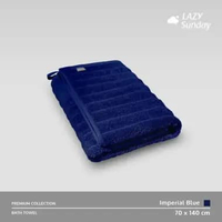 Handuk Mandi - Premium Towel 70x140 cm - LAZY Sunday Imperial Blue