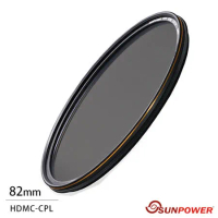 SUNPOWER TOP1 CPL 82mm 環型偏光鏡(82,湧蓮公司貨)