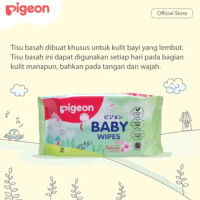 Pigeon Baby Wipes Sakura / ANTISEPTIC Isi 50 Wipes