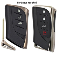 3/4-Button Keyless Entry Smart Key Case Shell For Lexus 2018-2020 ES350 LC500 LC500h LS500 LS500h GX460 LS500 UX250h