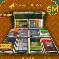 ZS - 10 PCS Limited Edition Sarung Atlas Favorit 520 Edisi Hanifah Original SML Seri Warna