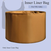 Purse Organizer Insert for YSL Gaby Bucket Durable Bag Insert Nylon Inner Liner Bag Small Storage Inside Bag Zipper Purse