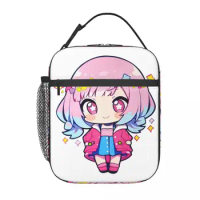 Cartoon Animation Otori Emu So Lovely Thermal Insulated Lunch Bags Women Portable Lunch Tote for Outdoor Picnic Storage Food Box