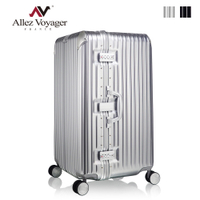 ALLEZ 奧莉薇閣 鋁框胖胖箱 29吋 行李箱 金屬護角 輔助輪 旅行箱 AVT198-29