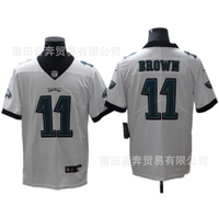 NFL Eagles  Eagles 11#BAOWN 26# Cross-border American Football Jersey Embroidery Second Generation