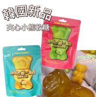 【首爾先生mrseoul】韓國 夾心小熊軟糖 40g 玫瑰&葡萄 / 蘋果&芒果 風味
