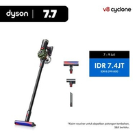Dyson V8 Cyclone Cordless Vacuum Cleaner (Black/Green) - Penyedot Debu | Membersihkan lantai keras d