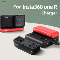 Fast Charge Dual Charge Adapter Battery Charger USB Charging interface With Charging cable For Insta360 ONE R Accessories