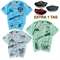 Paket 3 Kaos  [GRATIS 1 TAS] Distro FULL PRINT Premium Dewasa Size M-XXL dengan Motif dan Sablon Obl