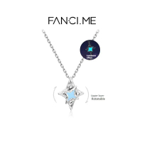 FANCIME Polestar Necklace Starlight Blue Luxury Design Birthday Gift for Girlfriend