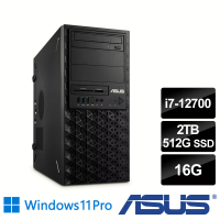 【ASUS 華碩】i7十二核繪圖工作站(WS760T/i7-12700/16G/2TB HDD+512G SSD/750W/W11P)