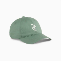 【PUMA Golf】QGC LOGO刺繡高爾夫球帽(男)-綠/白