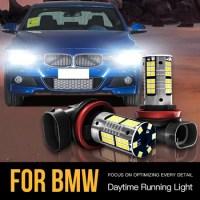 2pcs H8 Canbus LED Daytime Running Light DRL For BMW E81 E87 E88 E82 E90 E93 E92 E91 E60 E61 F01 F02 F03 F04 1 3 5 7 Series