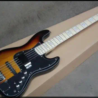 factory custom New 5 String Active pickup bass guitar sunburst Electric Bass Guitar 67