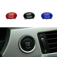 Car Engine START STOP Switch Button Cover For BMW X1 X3 X5 X6 Z4 E89 1 3 5 Series E90 E91 E92 E60 E70 E71 Auto Accessories