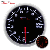 【D Racing三環錶/改裝錶】WA高反差簡易雙色系列。52mm 轉速錶。TACHOMETER。錶頭無設定功能。