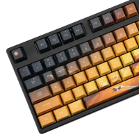 Novelty Star Trek Theme Dye-Sublimation 110 Keys PBT OEM Profile Top/Side Engraving Keycap For Mechanical Keyboard