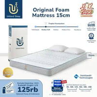 Uniland Sleep Kasur Busa Original 15cm Foam Mattress Box Free Bantal & Free Ongkir Jawa Bali 180 x 2