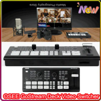 OSEE GoStream Deck Video Switcher 4 channel HDMI-Compatible for Live Streaming Pk Blackmagic ATEM Mini Pro New