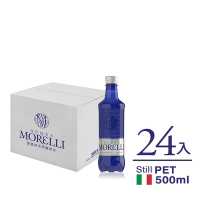 ACQUA MORELLI莫雷莉 義大利天然礦泉水(PET瓶裝500mlx24入)有效期限至2024/05/24
