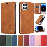 Luxury Wallet Leather Protect Case For Huawei Mate 60 Pro Cases Magnetic Flip Cover For Honor X6A X7A X8A X9A X7 X8 X6 X9 5G Bag