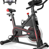 Exercise Bike, Magnetic Resistance Pro Indoor Cycling Bike 330/350Lbs Weight Capacity Stationary Bike,