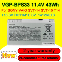 11.4V 43Wh VGP-BPS33 Battery For SONY VAIO SVT-14 SVT-15 T14 T15 BPS33 SVT1511M1E SVT14126CXS Laptop Touchscreen Ultrabooks