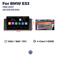 New MEKEDE Android Autoradio For BMW 5 Series X5 Bmw E53 Bmw E39 M5 1998-2006 Car Radio Multimedia P