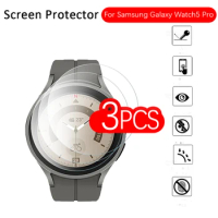 3PCS Tempered Glass For Samsung Galaxy Watch5 Pro 45mm Smart Watch Screen Protectors for Samsung Galaxy Watch 5 40mm 44mm Glass