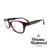 【Vivienne Westwood】華麗潮流感滿天土星光學眼鏡(紅琥珀 VW314_04)