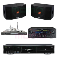 【音圓】S-2001 N2-550+Zsound TX-2+SR-928PRO+KB-4310M(點歌機4TB+擴大機+無線麥克風+喇叭)