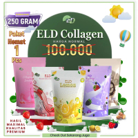 ELD [250 gram] Collagen + LGluthatione BIG JUMBO Free TOPLES || Pemutih Kulit Badan || Supplement Be