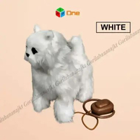 Mainan Walking Boneka Kucing Berjalan Bergerak Kucing Gerak Jalan Music DANCING CAT White