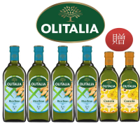 【Olitalia 奧利塔專案限定】玄米油1000mlx4瓶(+頂級芥花油750mlx2瓶-禮盒組)