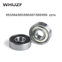 50/100PCS 683ZZ RS 684RS ZZ 685rs 686z 687Z 688 2rs 689ZZ 2RS Mini Bearing Metal Sealed Miniature Bearing Ball Bearings