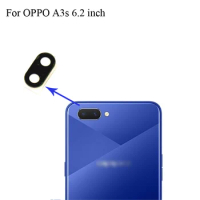 2PCS For OPPO A3S A 3s Replacement Back Rear Camera Lens Glass Lens For OPPO A3 S Phone Parts OppoA3S