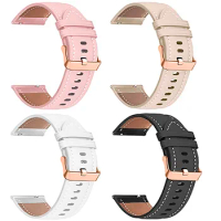 Vivoactive 3S 4S Strap For Garmin Venu 2S Vivomove 3S Forerunner 255S Active S Wristband 18mm Leather Smart Watch Band Bracelet