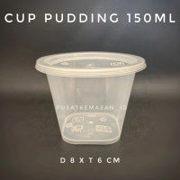 SMS Thinwall Cup 150ml Gelas Plastik Pudding Agar Jelly Rujak Food Grade Plastik Kitchenware