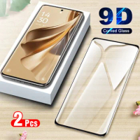 2Pcs 9D Curved Glass For Oppo Reno10 Pro+ 5G Tempered Glass Screen Protector Appo Reno 10 Pro Plus Reno10Pro 10Pro 2023 6.7inch