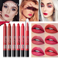 MENOW Lipstick Pen Shopee Supply Matte Lipstick New Make Up Lipstick Matte Waterproof / Water-Resistant Moisturizer