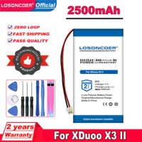 LOSONCOER 3000mAh-2500mAh Battery For XDUOO X3 And XDUOO X3 II Music Player Lithium Polymer Battery