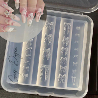 Khuôn silicon nail nơ ( N04)