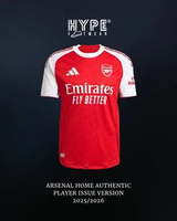 Jersey Adidas Arsenal Home Authentic Player Issue Version 2025/2026 Original M
