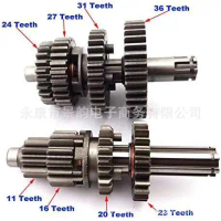 ATV Off-Road Motorcycle YX110 YX125 Engine Main and Auxiliary Shaft Transmission Gear Box Main