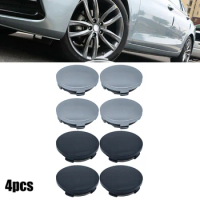 4x 60mm Car Wheel Center Hub Cap Black Silver Universal ABS Vehicle Tyre Tire Rim Cover Protector