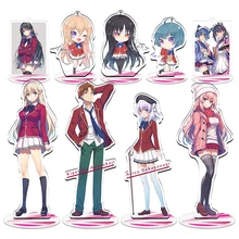 Anime Classroom Of The Elite Ayanokouji Kiyotaka Horikita Suzune Acrylic  Figure Keychain Cosplay Cartoon Itabag Pendant Keyring - AliExpress