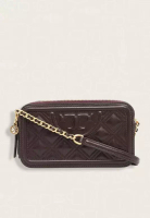 Tory Burch Tory Burch Fleming Double-Zip Mini Bag Tempranillo