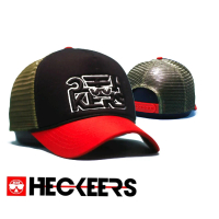 Topi Trucker Redblack Heckeers Wear Style/Topi Pria/Topi Original HCKR