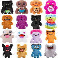 Original Fuggler Ugly Teeth Monster Plush Toys Kawaii Cartoon Fugglers Annoyed Alien Wide-Eyed Weird